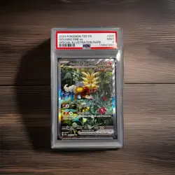 2024 Pokemon TEF en Gouging Fire EX Hyper Rare Card #214 PSA Mint 9 - Image 1