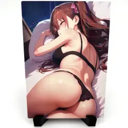 Sexy Lingerie Anime Waifu Girl Doujin Lewd Goddess Story Holographic Art Card - Image 1