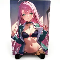 Rosario + Vampire Moka Akashiya Sexy Anime Waifu Girl Lewd Goddess Story Card - Image 1