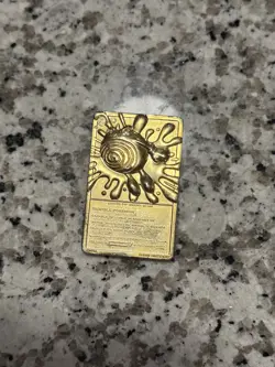POLIWHIRL 1999 Pokemon Gold Plated Card Nintendo Burger King - Image 3