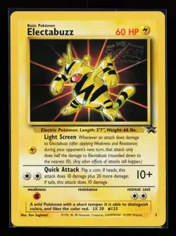 Electabuzz (Movie Promo) 2/53 Promo WoTC Promo Pokemon Card - Image 1