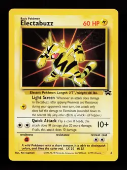 Electabuzz (Movie Promo) 02/53 Promo WoTC Promo Pokemon Card - Image 1