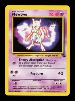 Mewtwo (Movie Promo) 3/53 Promo WoTC Promo Pokemon Card - Image 1