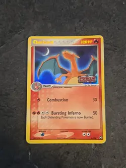 Pokemon TCG Charizard Power Keepers Holo Card 6/108 Stamped DAMAGED READ DESC. - Image 1