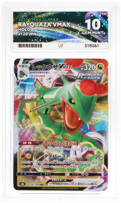Pokemon Graded Card - Rayquaza VMAX 120/184 - Japanese - Ace Gem Mint 10 (518061 - Image 1