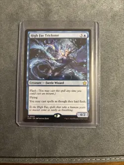MTG Foundations High Fae Trickster Card Regular, #40, Near Mint Condition - Image 1