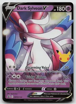 Dark Sylveon V Promo Holo SWSH: Sword & Shield Promo Cards SWSH134 NM - Image 1