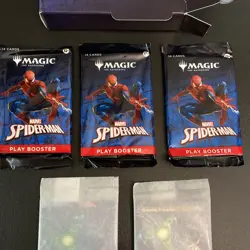 Spider-Man play booster pack (Lot of 3) New sealed Magic The Gathering - Image 4