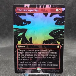 The Last Agni Kai Borderless Foil Avatar The Last Airbender MTG TLA #0314 - Image 1