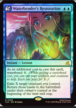 Avatar Waterbender's Restoration FOIL R 99 Magic the Gathering - Image 1