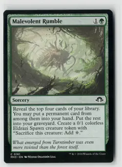 MTG Modern Horizons 3 Malevolent Rumble x1 NM Common - Image 1