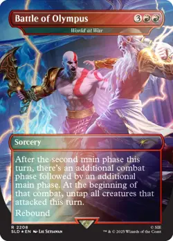 Magic The Gathering MTG God of War Greek Foil Edition Secret Lair Playstation - Image 3