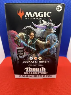 Magic The Gather Jeskai Striker Tarkir Dragonstorm Commander Deck Sealed - Image 1