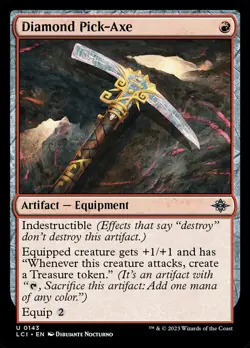 Diamond Pick-Axe - 143 - The Lost Caverns of Ixalan- Near Mint - MTG - Image 1