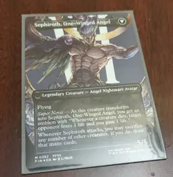 Sephiroth, Fabled SOLDIER (0382) (Borderless) Final Fantasy Foil. Mint - Image 3