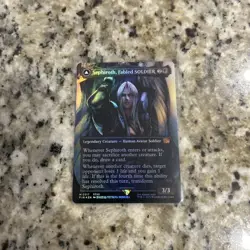 Sephiroth, Fabled SOLDIER (0317) (Borderless) Final Fantasy Foil SHIPS IN A BOX - Image 2