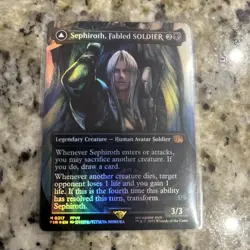 Sephiroth, Fabled SOLDIER (0317) (Borderless) Final Fantasy Foil SHIPS IN A BOX - Image 5