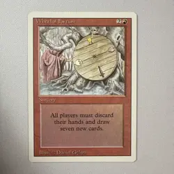 MTG Wheel Of Fortune Revised English Magic The Gathering LP - Image 1