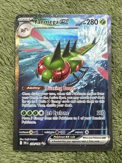 Pokemon TCG Destined Rivals Yanmega ex 228/182 Special Illustration Rare SIR - Image 1