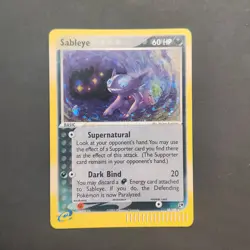 Pokemon TCG Karte - Sableye Zobiris 10/100 EX Sandstorm Sandsturm Holo 2003 - Image 3