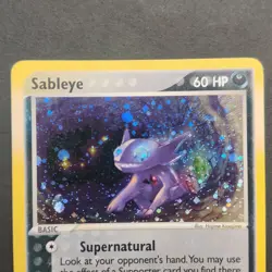 Pokemon TCG Karte - Sableye Zobiris 10/100 EX Sandstorm Sandsturm Holo 2003 - Image 4