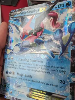 Ash-Greninja EX XY133 Promo Holo Pokemon Card Excellent Condition - Image 3