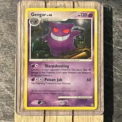 2009 Gengar | 17/99 | Non-Holo Rare Platinum Arceus | MP | Pokemon TCG Card ?? - Image 1