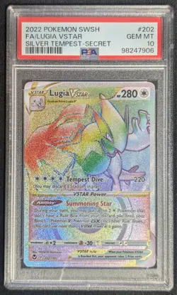 PSA 10 Lugia Vstar - 202/195 - Sword & Shield: Silver Tempest - Pokemon TCG - Image 1