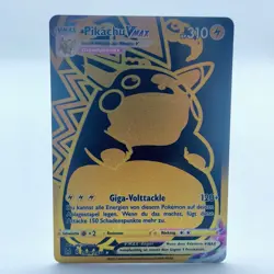 Pokemon TCG Karte Pikachu VMAX Gold | TG29/TG30 Verlorener Ursprung | Deutsch NM - Image 1