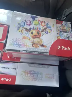Pokemon TCG Prismatic Evolutions Costco ETB with Booster Bundle New and Sealed✅ - Image 1