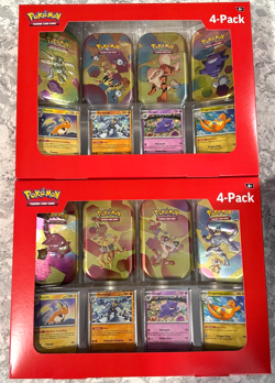 Pokemon TCG Scarlet & Violet 151 Mini Tin 4-Pack Lot Of 2 Sam’s Club Sealed - Image 1