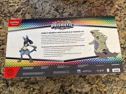 Pokemon TCG Prismatic Evolutions Lucario Ex & Tyranitar Ex Premium Collection - Image 2