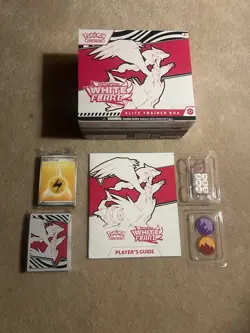 Pokemon White Flare ETB Opened No Packs&Promo w/ All Contents Sealed + 100 bulk - Image 2