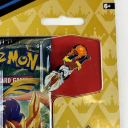 Nintendo Pokemon TCG Sword & Shield Crown Zenith Pin Collection Cinderace - Image 3