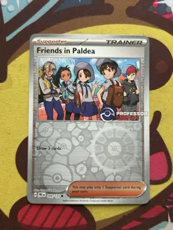 Pokemon Friends In Paldea 109/131 - Professor Program Promo Stamped Prismatic - Image 1