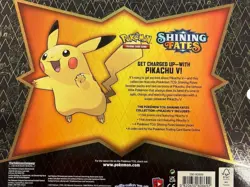 Pokemon TCG Shining Fates Pikachu V Collection Box NEW FACTORY SEALED Catch Em - Image 2