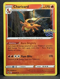 Charizard 010/078 Pokemon Go Holo NM - Image 1