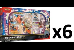 Pokemon Mega Lucario EX Premium Figure Collection Box (6 x Boxes) - Image 1