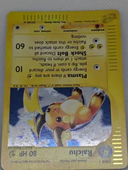 Raichu 025/165 Expedition Base Set Holo Rare Pokemon TCG Nintendo Pikachu NM - Image 4