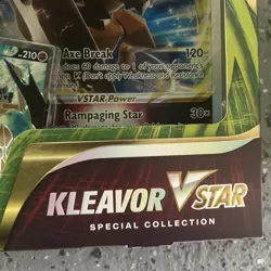 Pokemon Tcg Kleavor Vstar Special Collection Lost Origin Fusion Strike 4 Packs - Image 2
