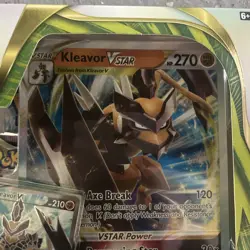 Pokemon Tcg Kleavor Vstar Special Collection Lost Origin Fusion Strike 4 Packs - Image 5