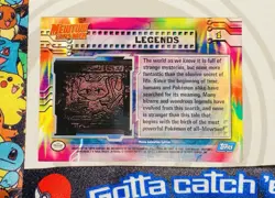 Pokemon 1998 Topps Mewtwo Strikes Back English NonHolo #1 Legends Mew LP - Image 3