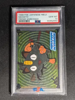 Pokemon Japanese Meowth Meiji Promo Foil Embossed PSA 10 GEM MINT - Image 1