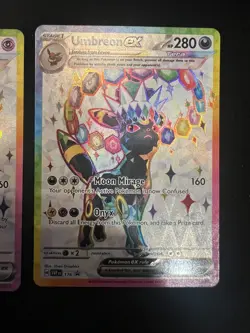 UMBREON ex 176 ESPEON ex 175 Prismatic Evolutions Promos NM Pokemon TCG - Image 3
