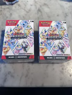 Pokemon TCG Prismatic Evolutions Booster Bundle Scarlet & Violet ✅ Sealed ✅ - Image 1