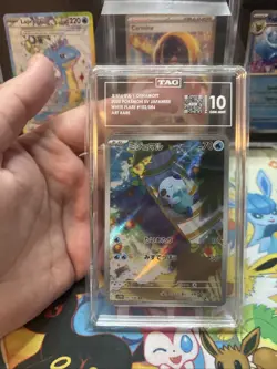 Pokemon Oshawott White Flare Art Rare Japanese 102/086 TAG 10 Gem Mint - Image 1