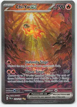 Chi-Yu ex 259/193 Special Illustration Rare Holo SV02: Paldea Evolved NM Pokemon - Image 1