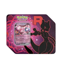 Pokemon Destined Rivals Team Rocket Tin Set of 3 Mewtwo Persian Nido SHIPS TODAY - Image 2