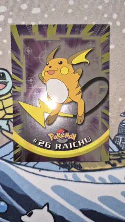 2000 TOPPS CHROME POKEMON T.V. #26 RAICHU NM Near Mint Vintage TCG - Image 1