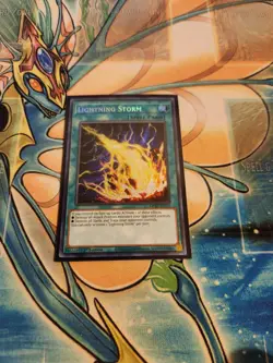 Yugioh! Lightning Storm MP22-EN253 Prismatic Secret Rare 1st NM - Image 1